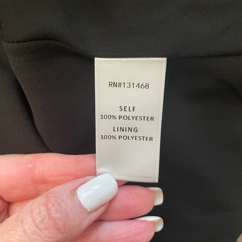 Elegant Black Wrap Dress - Picture 9 of 9
